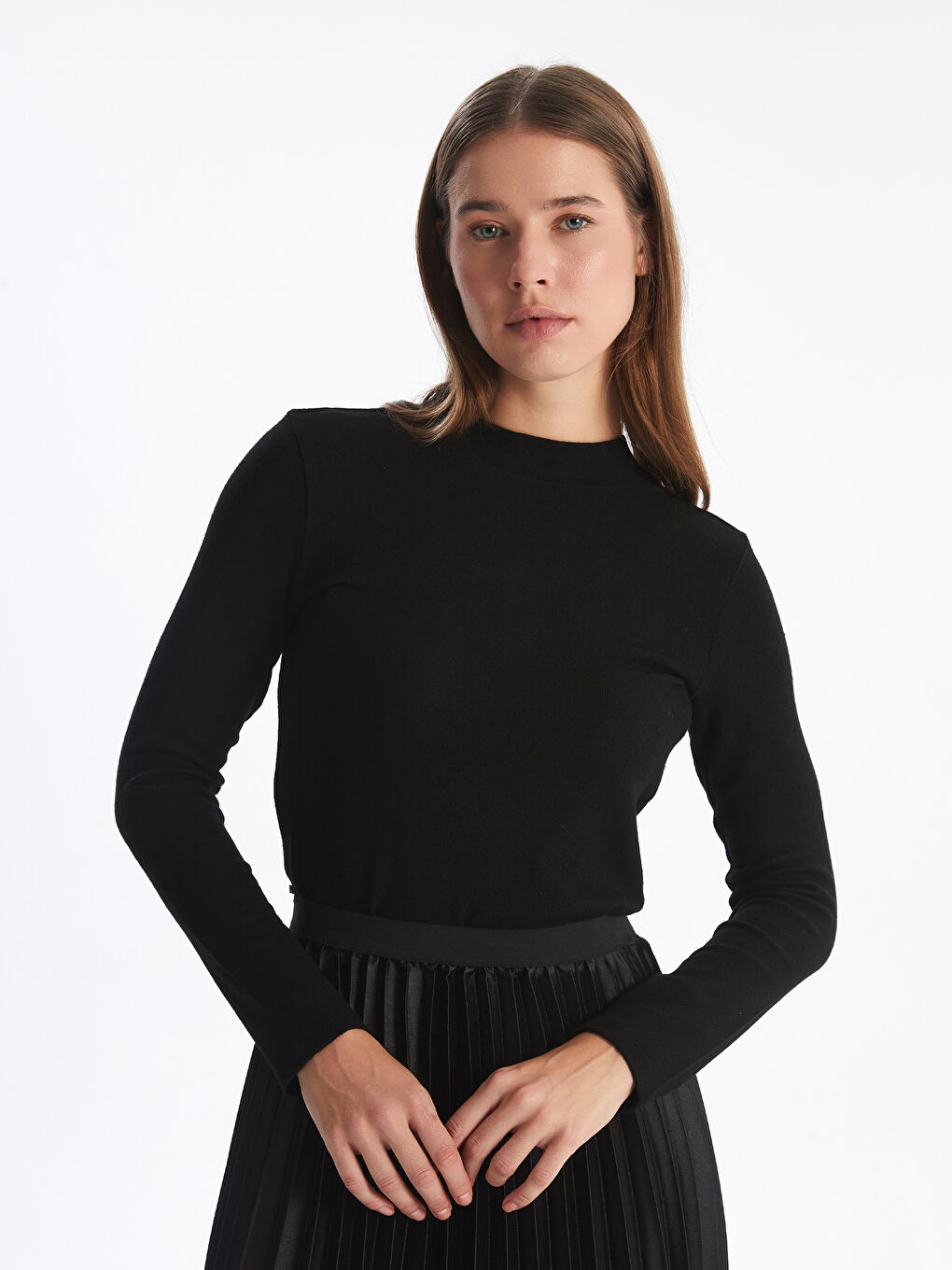 Dik Yaka Kadın Body