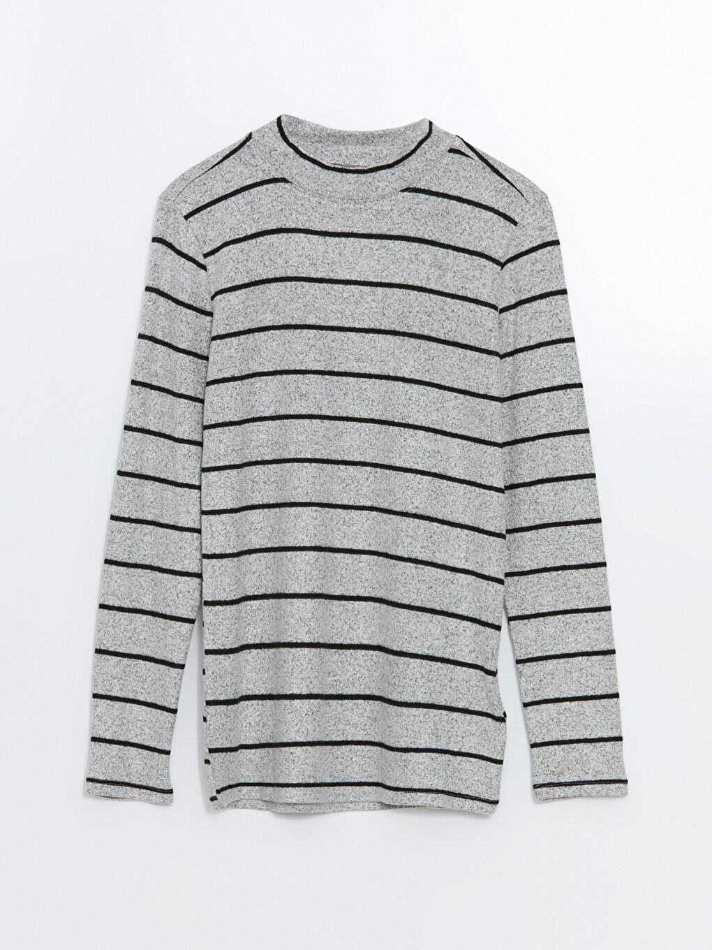 Funnel Neck Striped Women's Body-4