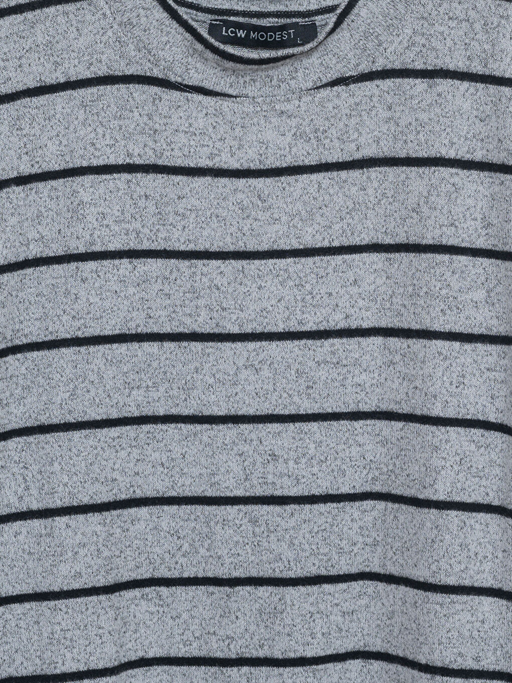 Funnel Neck Striped Women's Body-6