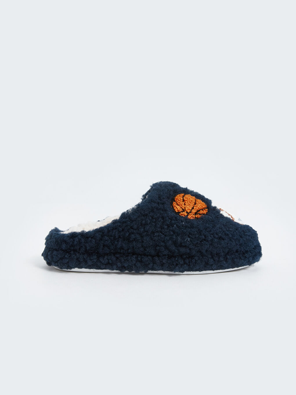 Embroidered Plush Boys' Home Slippers -W4CJ31Z4-CRP