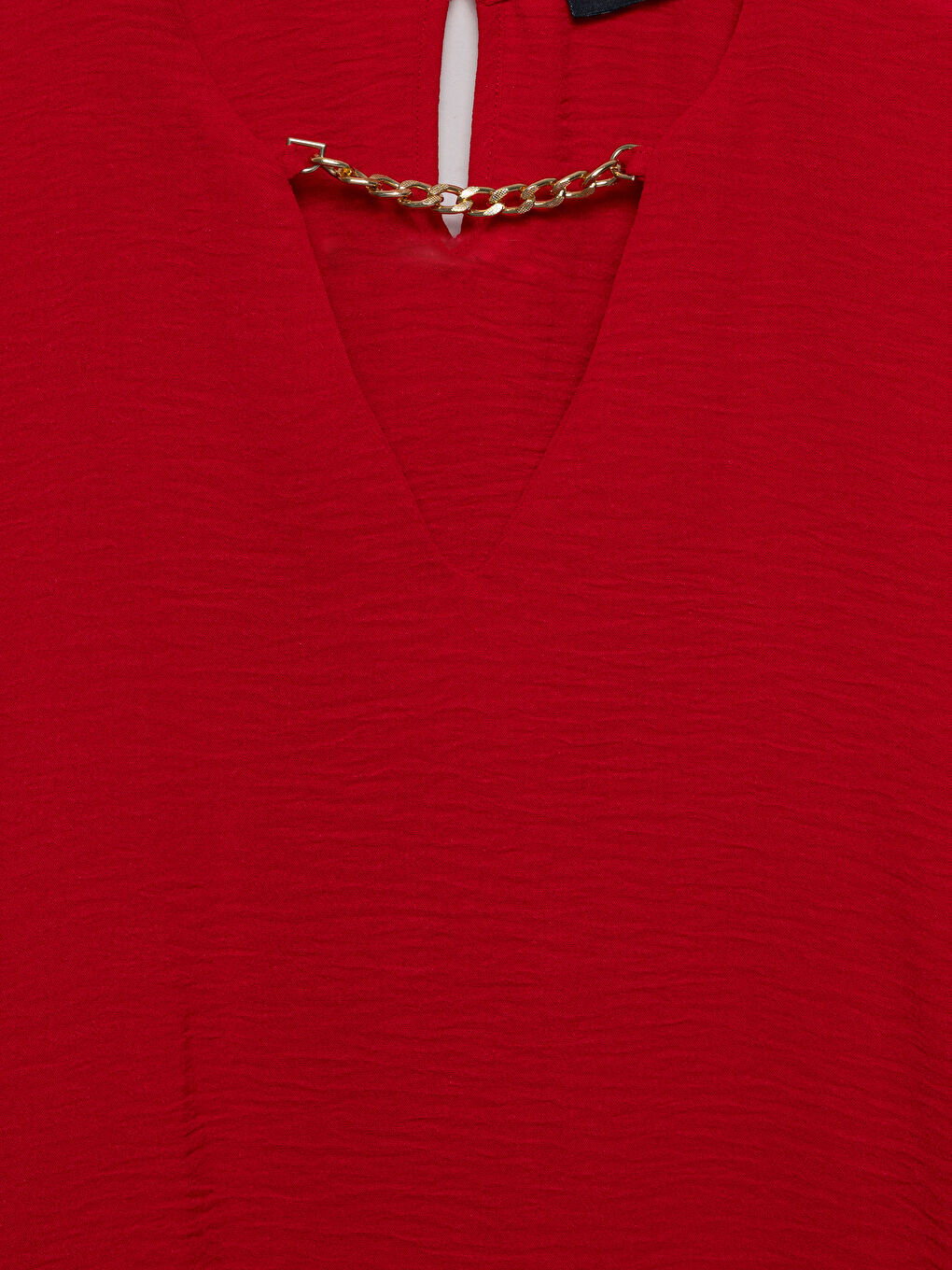 LCWAIKIKI Classic Plain V Neck Blouse -W4CJ46Z8-GZ0