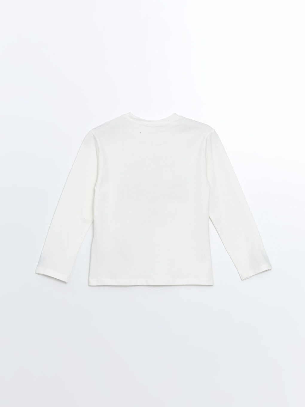 Ekru Bisiklet Yaka Baskılı Erkek Çocuk Tişört-1