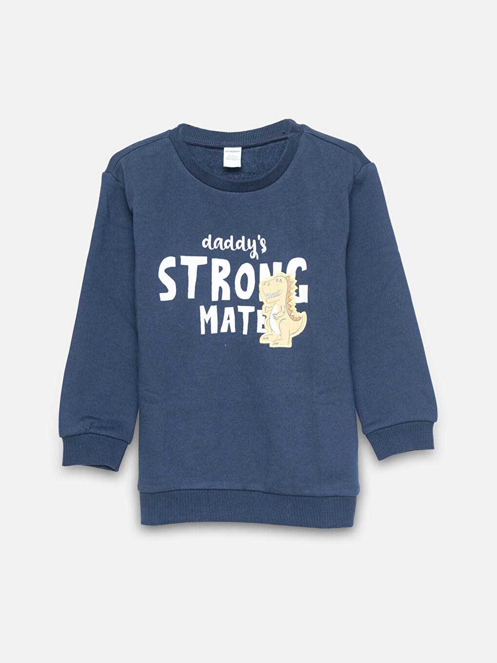 LCW Kids Crew Neck Printed Baby Boy Sweatshirt and Tracksuit Bottom 2-Piece Set -W4CJ76Z1-HNG