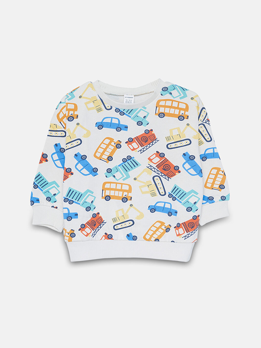 LCW Kids Crew Neck Long Sleeve Baby Boys' Sweatshirt and Tracksuit Bottom 2 Pack Set -W4CJ80Z1-LQA