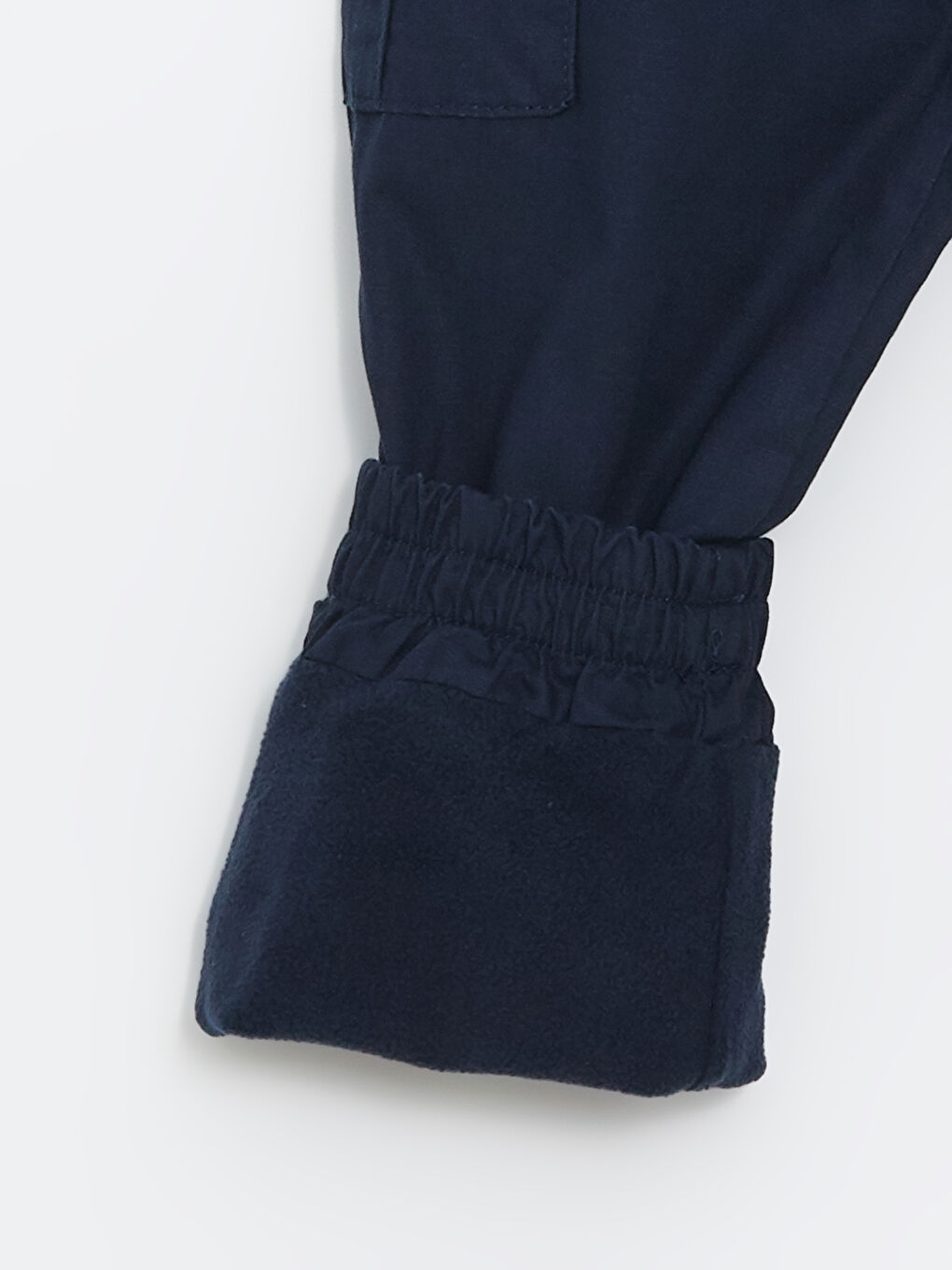 Boys' Trousers with Elastic Waist and Fleece Lining -W4CJ82Z4-HRC
