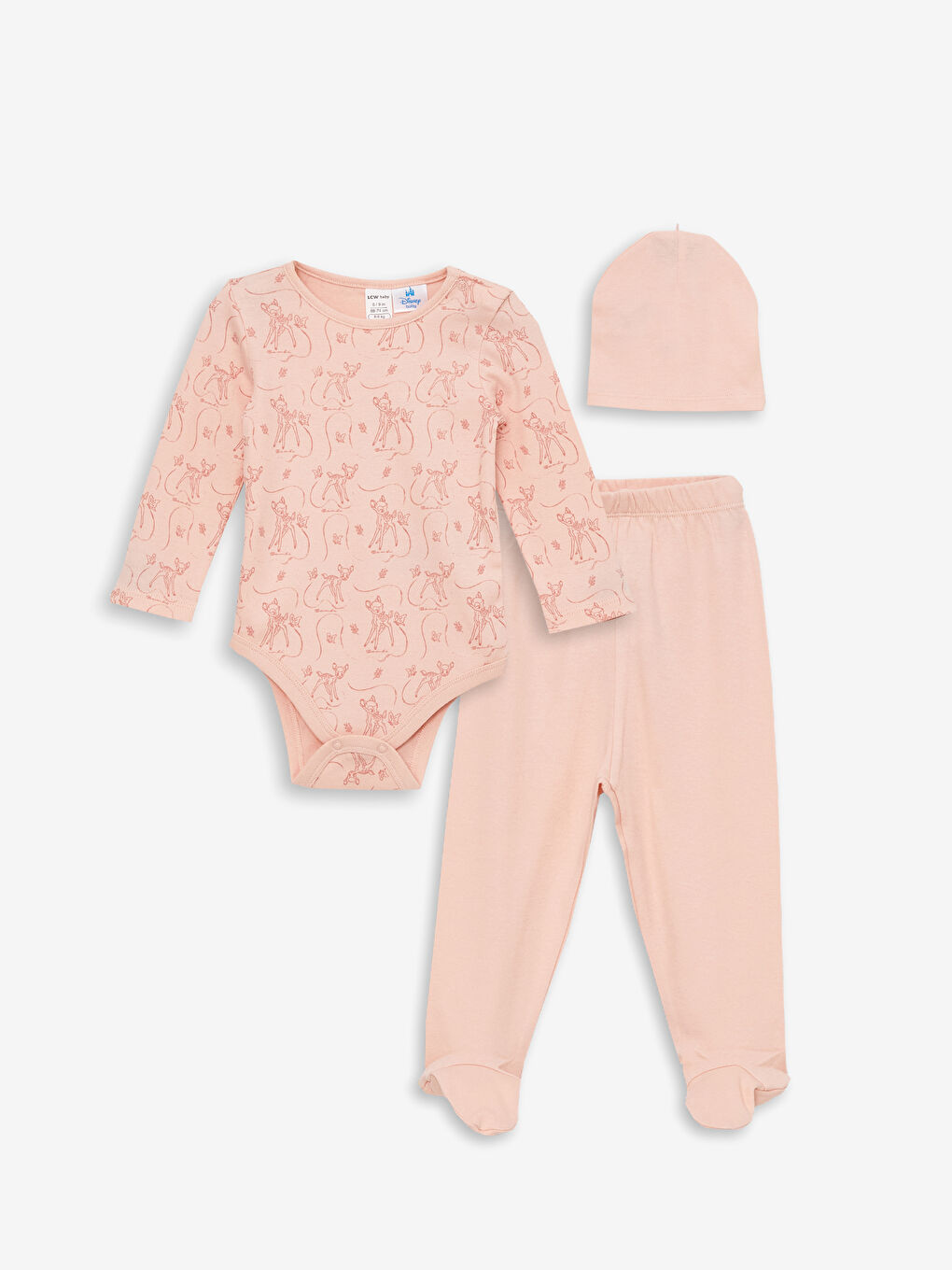 LCW baby Printed Baby Girls' Hospital Outing Set -W4CJ94Z1-LT4