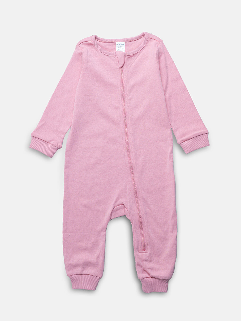 Crew Neck Long Sleeve Printed Baby Girls Jumpsuit 2 Pack-1