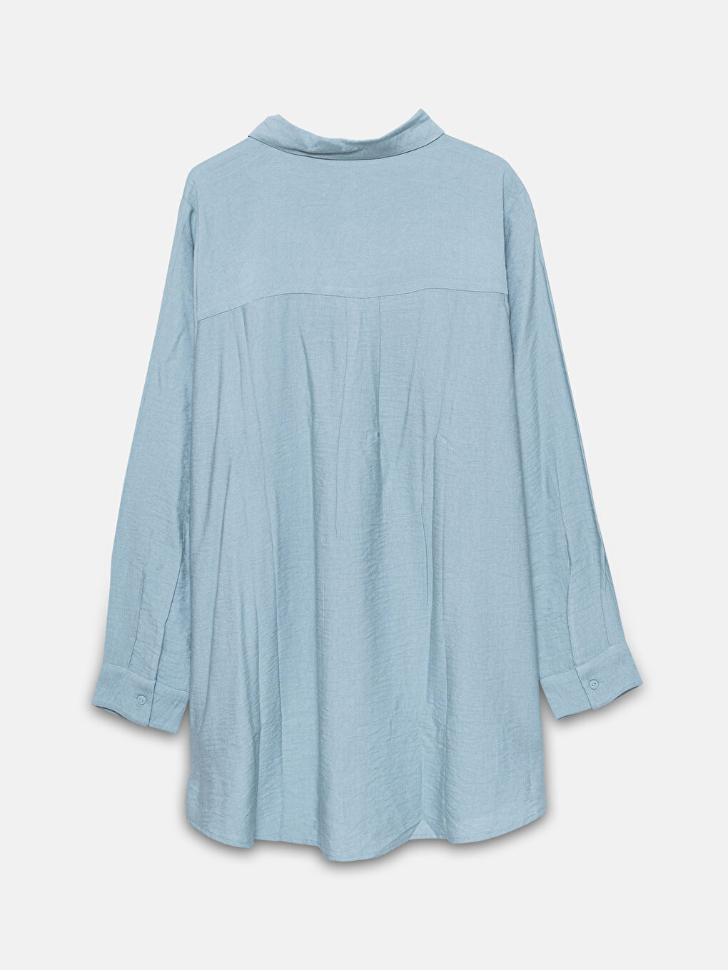 LCWAIKIKI Classic Plain Long Sleeve Women's Shirt Tunic -W4CK33Z8-YGN