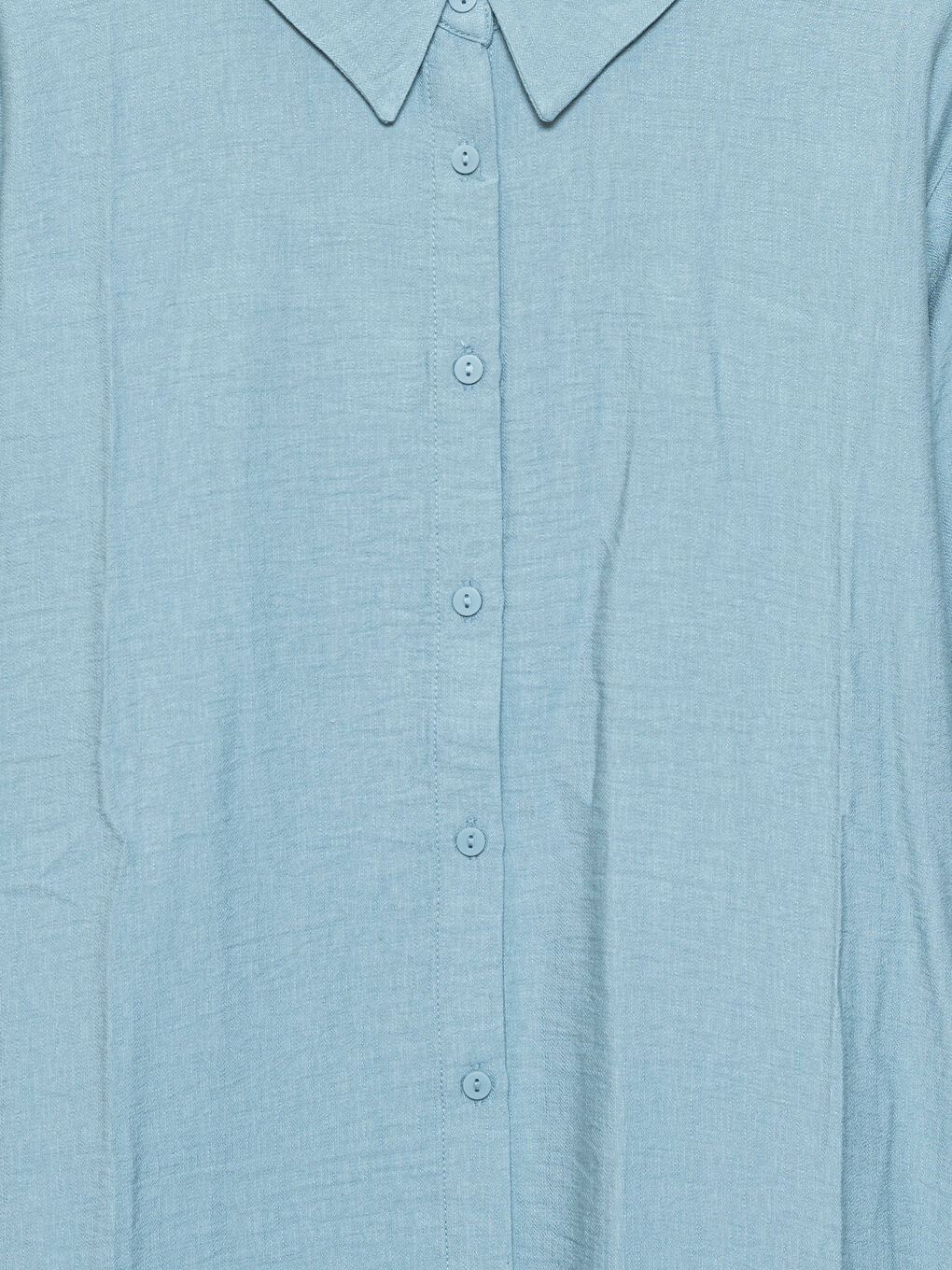 LCWAIKIKI Classic Plain Long Sleeve Women's Shirt Tunic -W4CK33Z8-YGN