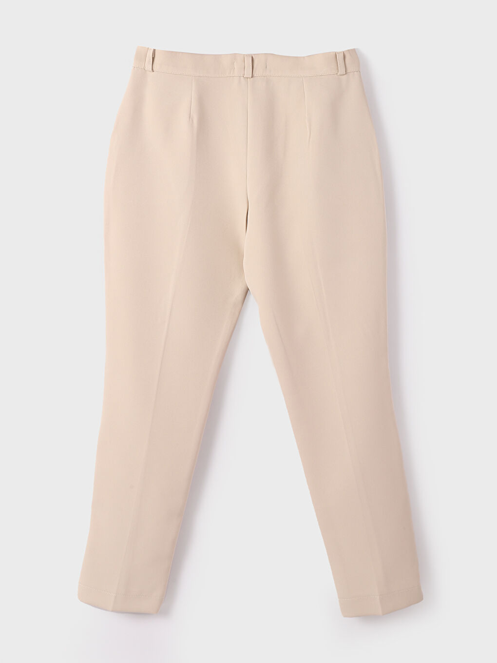 Women's Carrot Fit Plain Trousers-1