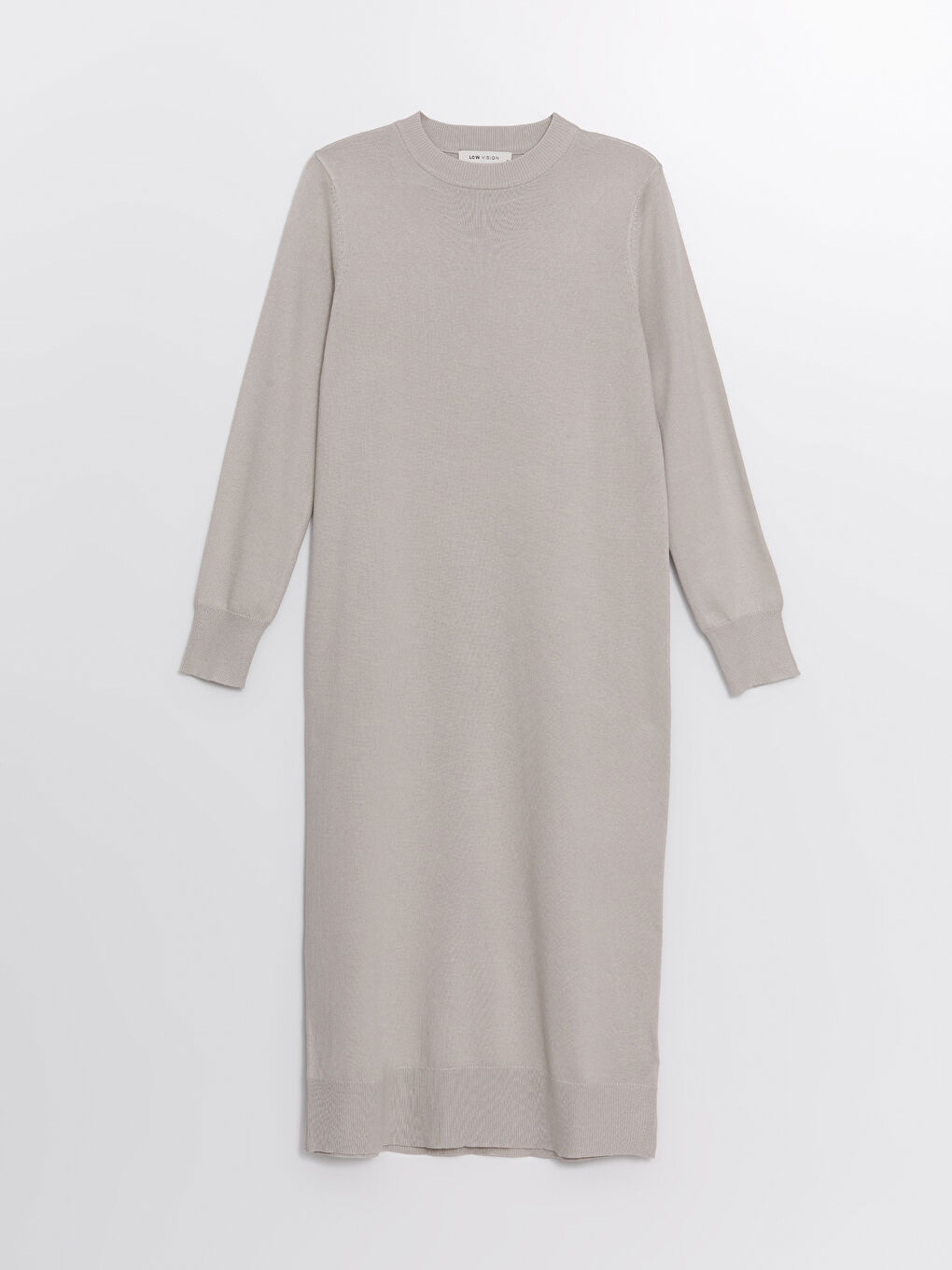 LCW Vision Crew Neck Women's Knitwear Dress -W4CK52Z8-FKQ