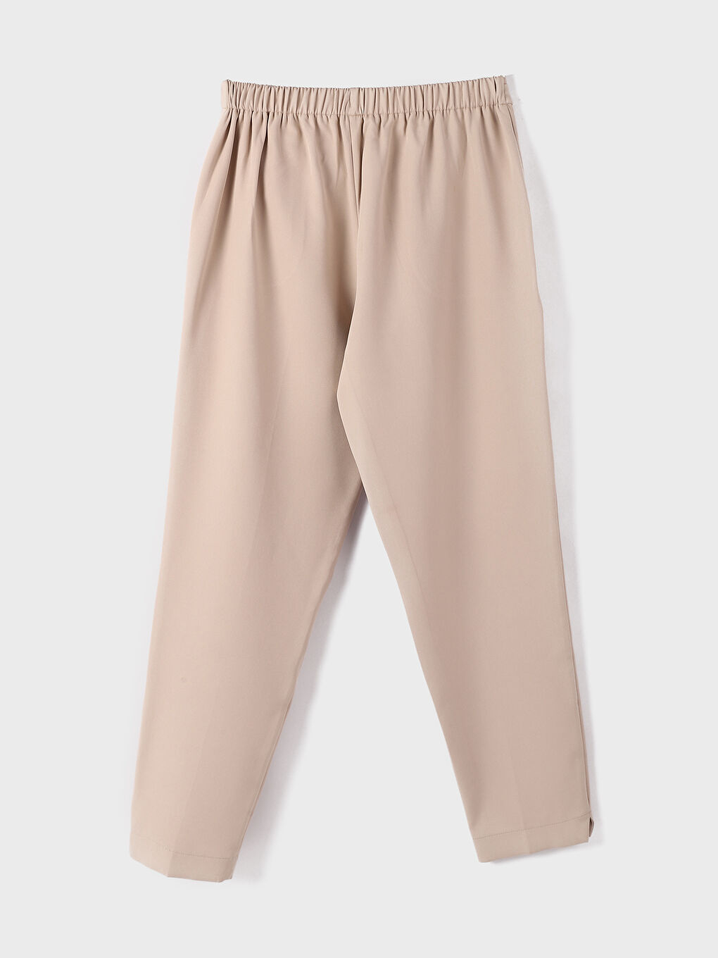 Belted High Waisted Carrot Fit Women's Trousers -W4CK56Z8-GD0