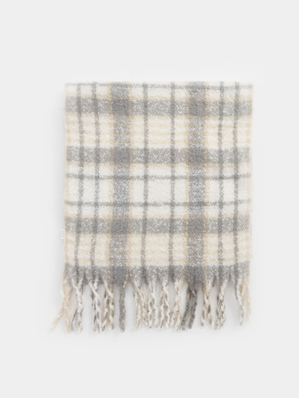 LC Waikiki Plaid Patterned Women's Scarf -W4CK78Z8-SZ4