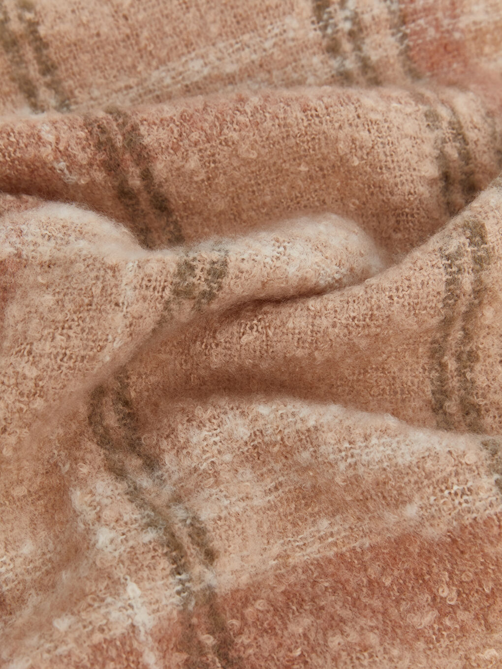 Plaid Patterned Tasseled Women's Scarf-2