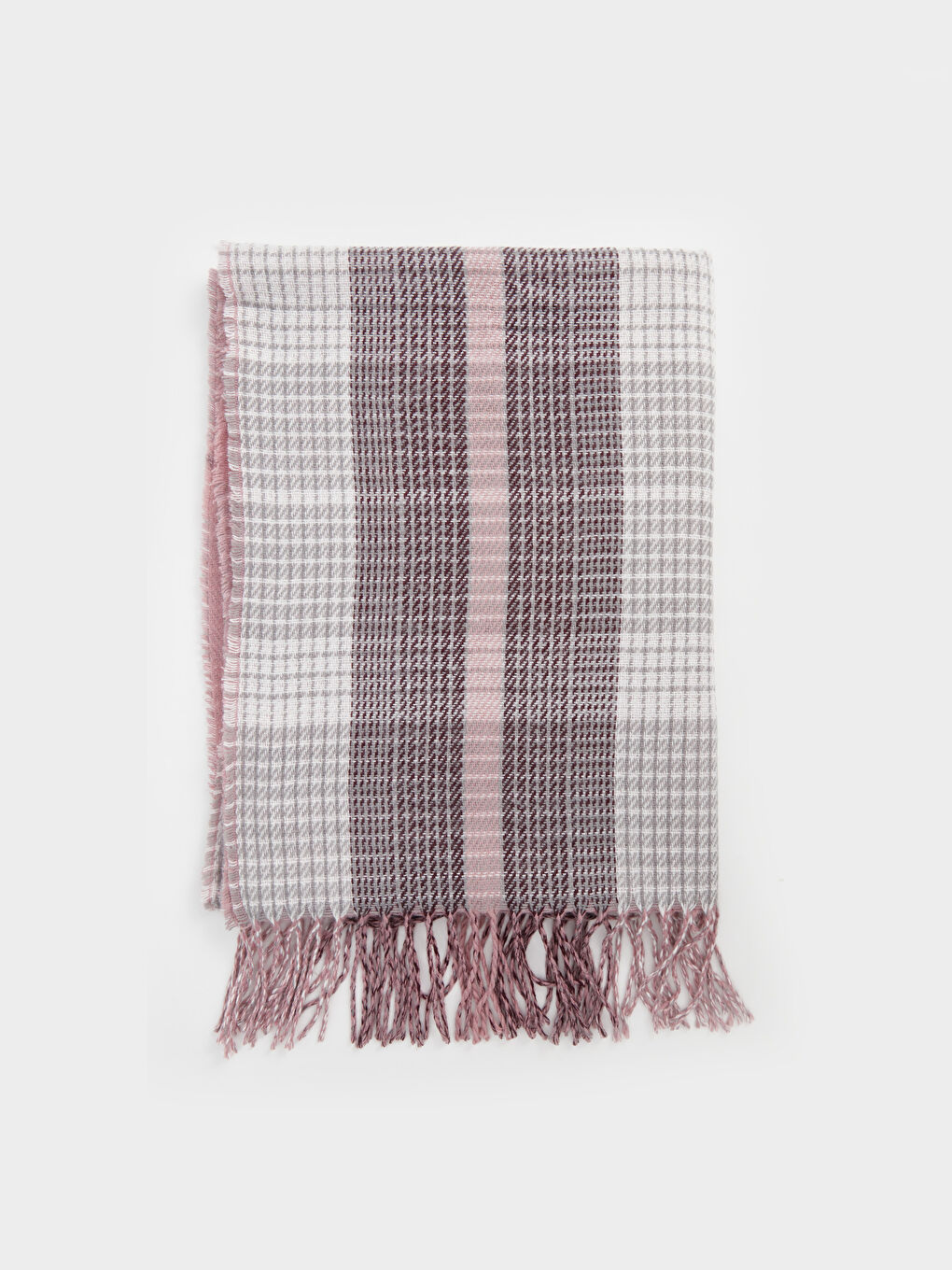 LCW ACCESSORIES Patterned Tasseled Women's Scarf -W4CK80Z8-LN0