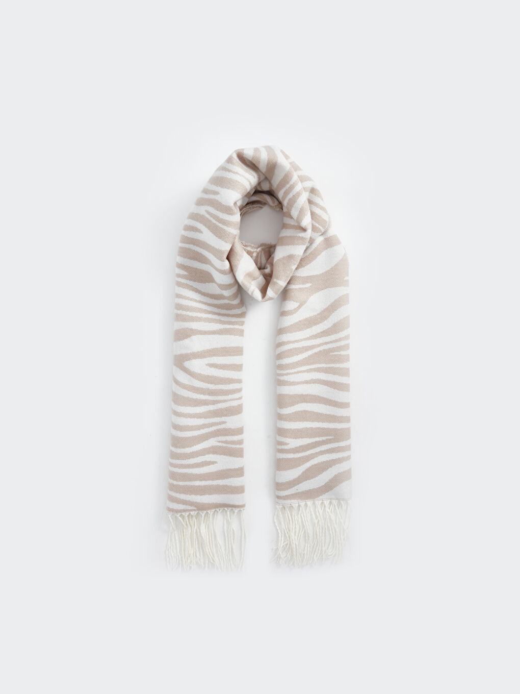LCW ACCESSORIES Patterned Tasseled Women's Scarf -W4CK81Z8-LQB