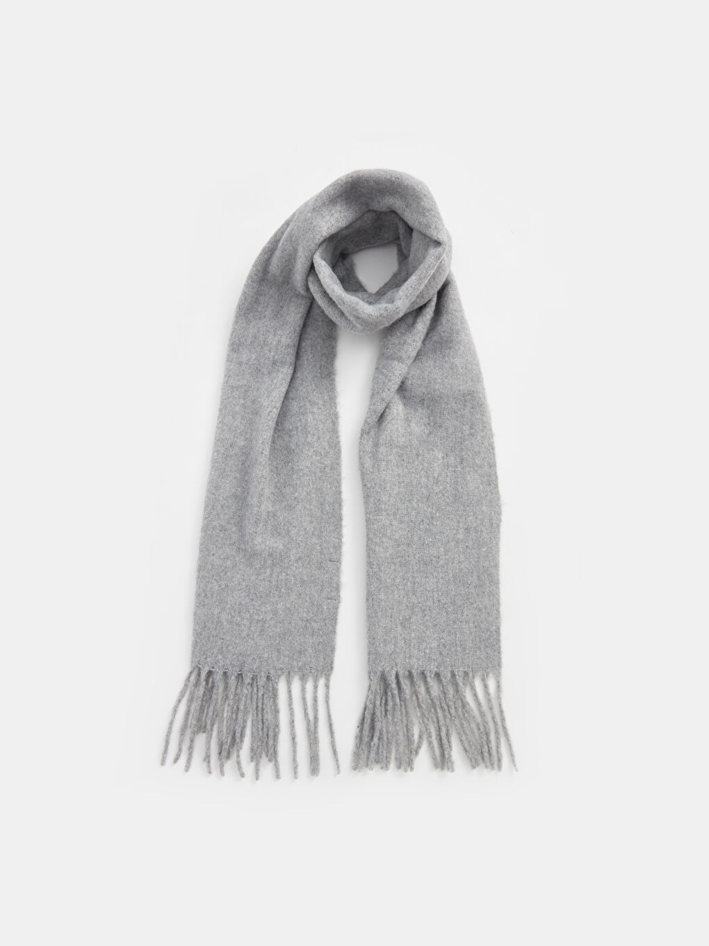 Plain Fringed Women's Scarf