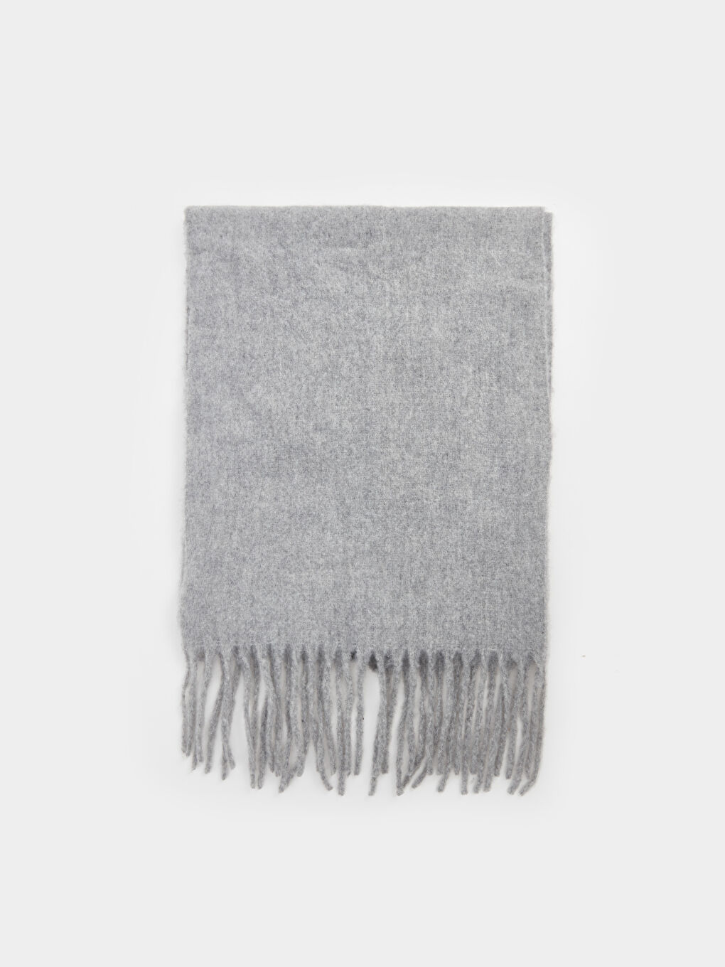 Plain Fringed Women's Scarf-1