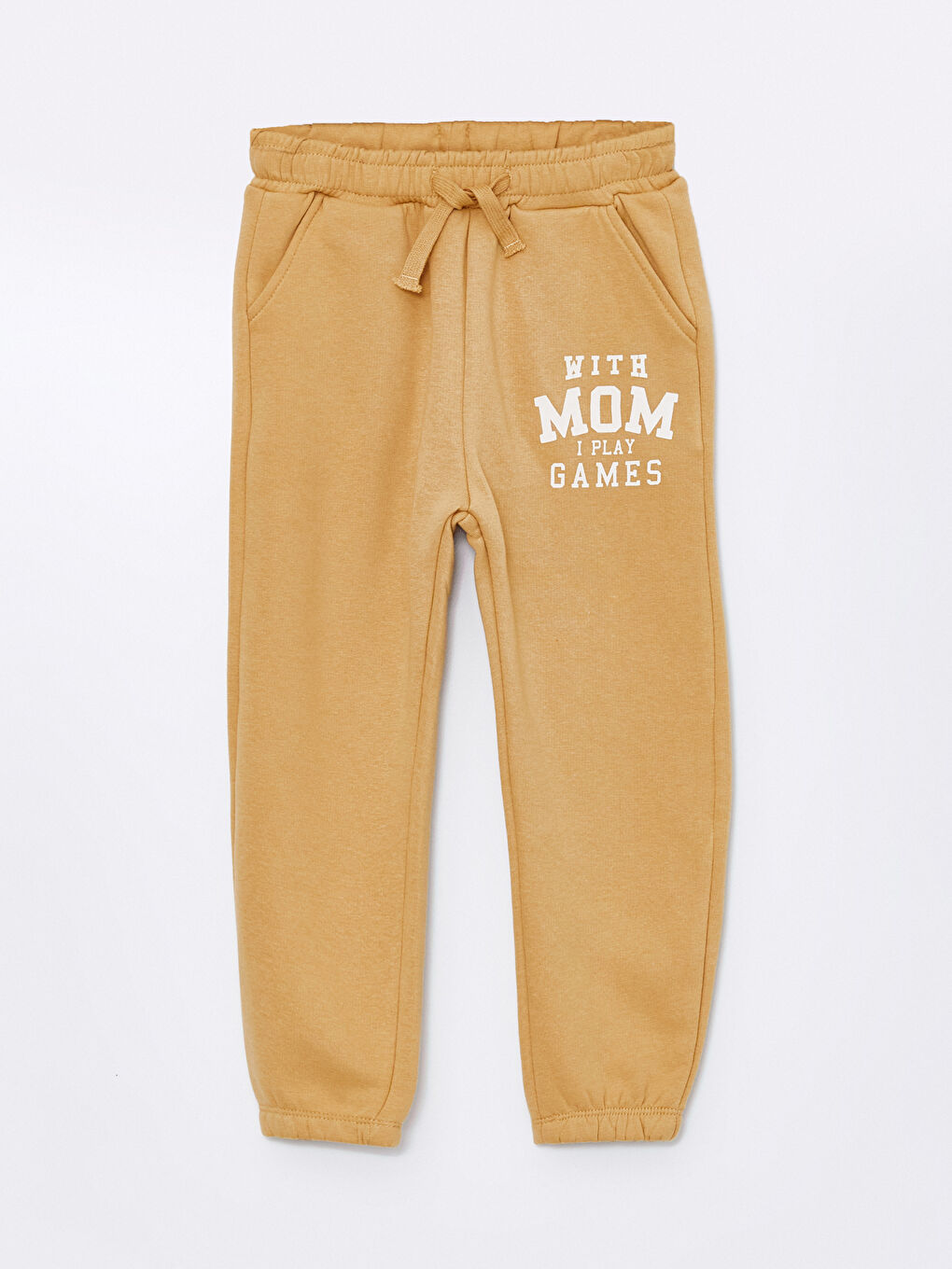 Elasticated Waist Basic Boys' Jogger Sweatpants -W4CL50Z1-GLS