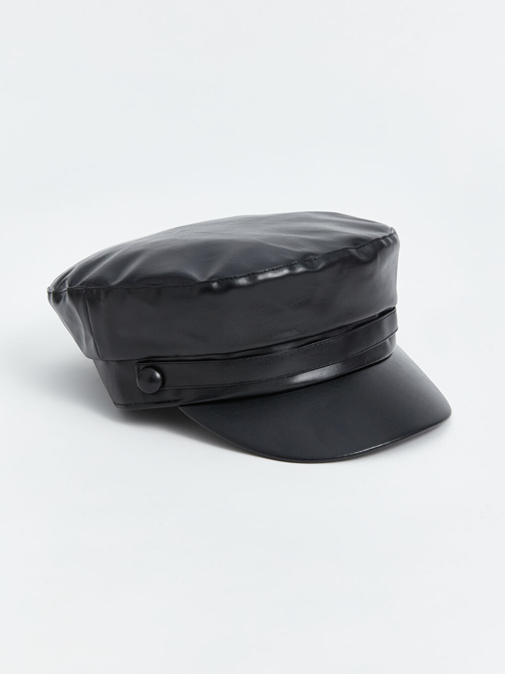 Faux Leather Girls' Captain's Hat -W4CL61Z4-HUC