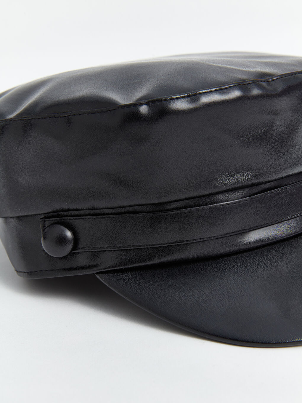 Faux Leather Girls' Captain's Hat -W4CL61Z4-HUC