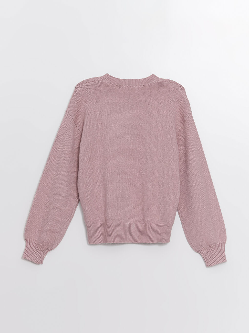 LCWAIKIKI Classic Crew Neck Textured Women's Knitwear Sweater -W4CL62Z8-FKK
