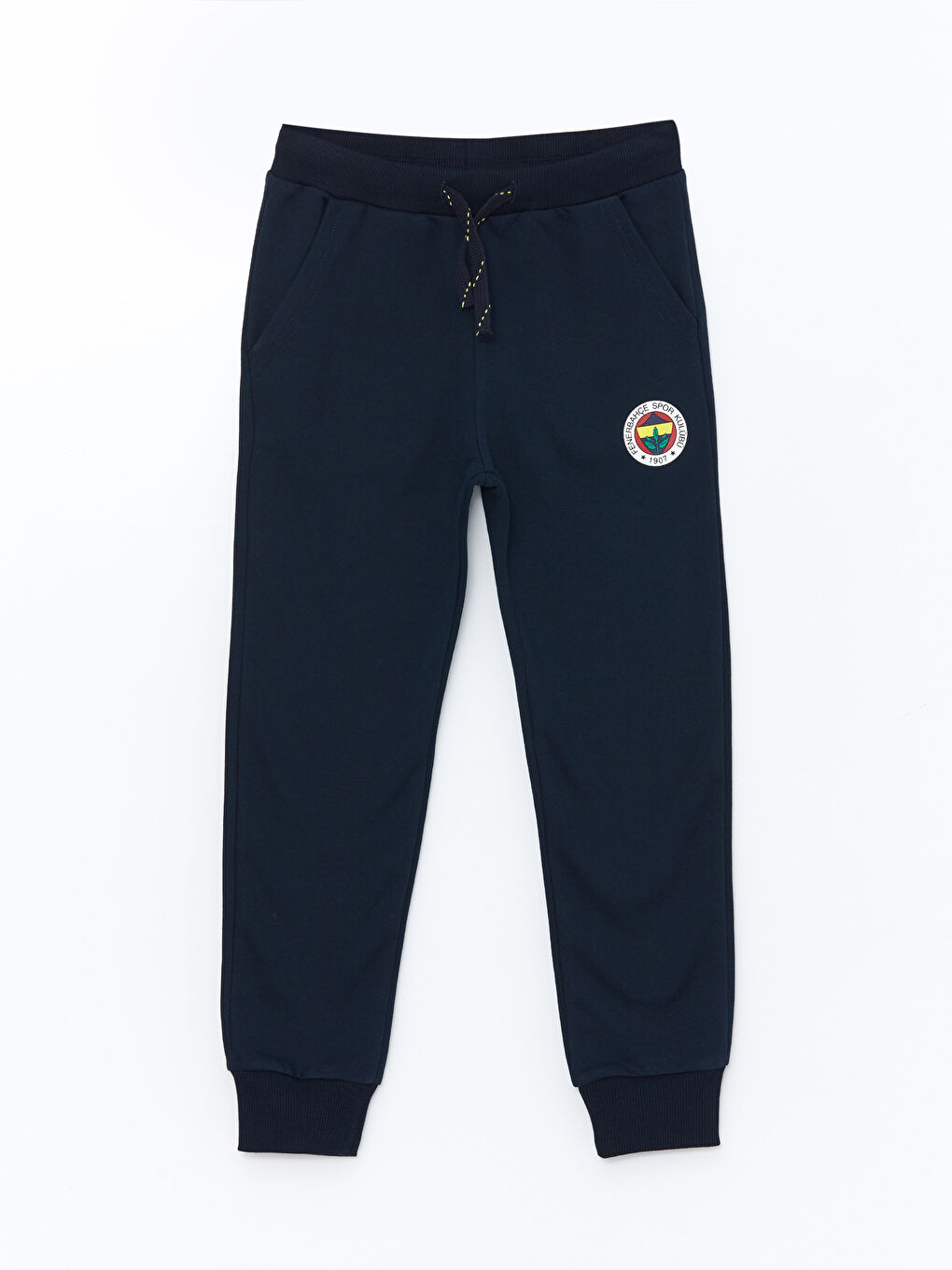 Lacivert Beli Lastikli Fenerbahçe Baskılı Erkek Çocuk Jogger Eşofman Altı