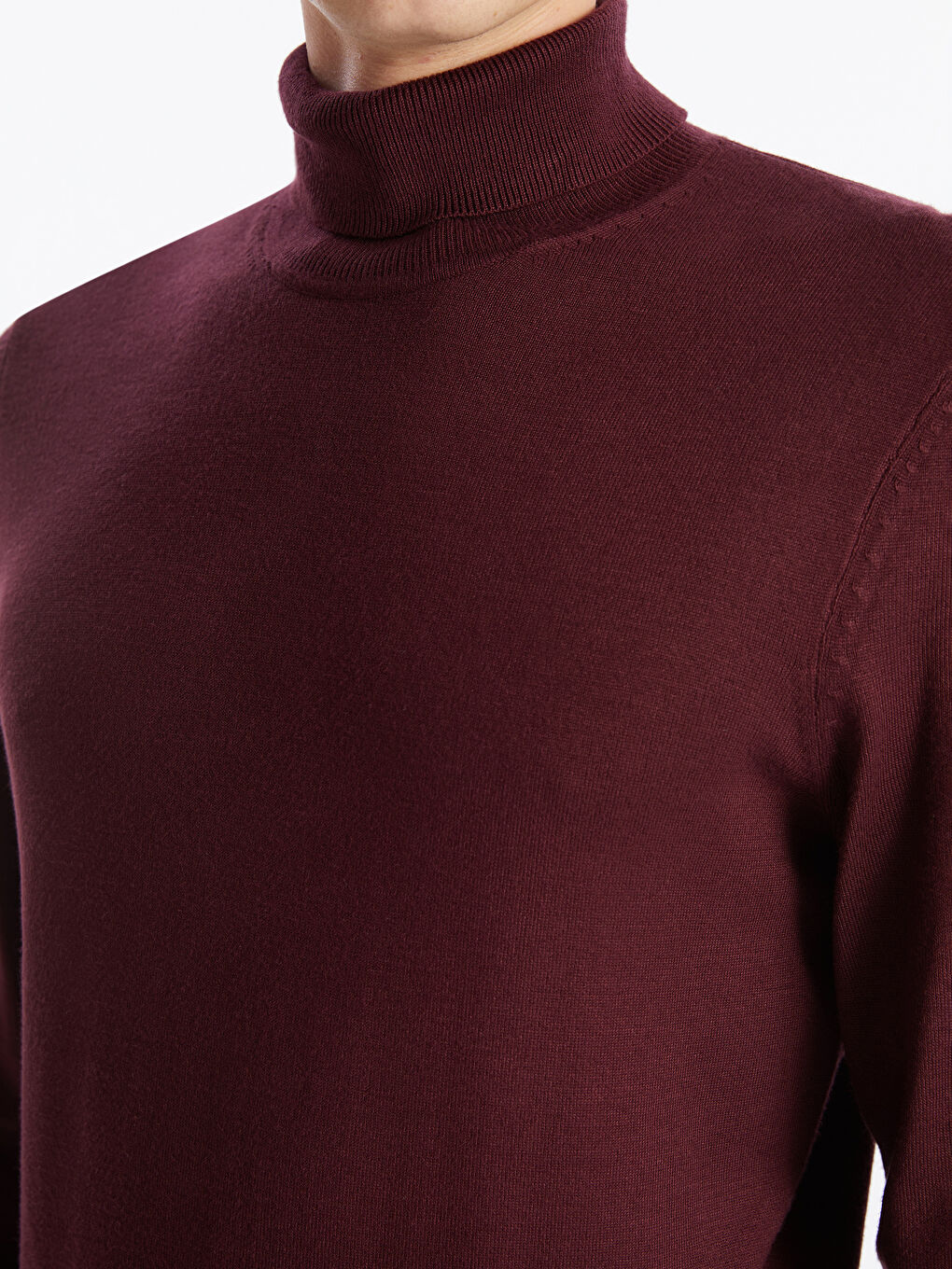 LCWAIKIKI Classic Turtleneck Long Sleeve Men's Knitwear Sweater -W4CM09Z8-J0S