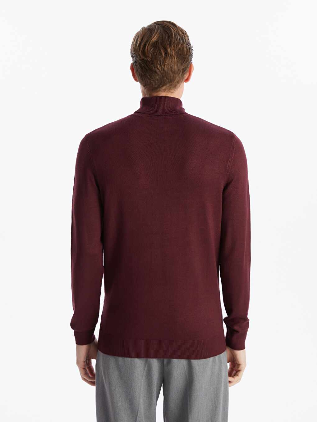 LCWAIKIKI Classic Turtleneck Long Sleeve Men's Knitwear Sweater -W4CM09Z8-J0S