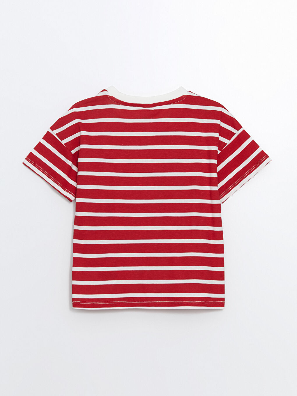 LCW Kids Тениска с кръгло деколте за момичета, кроп -W4CM16Z4-E48