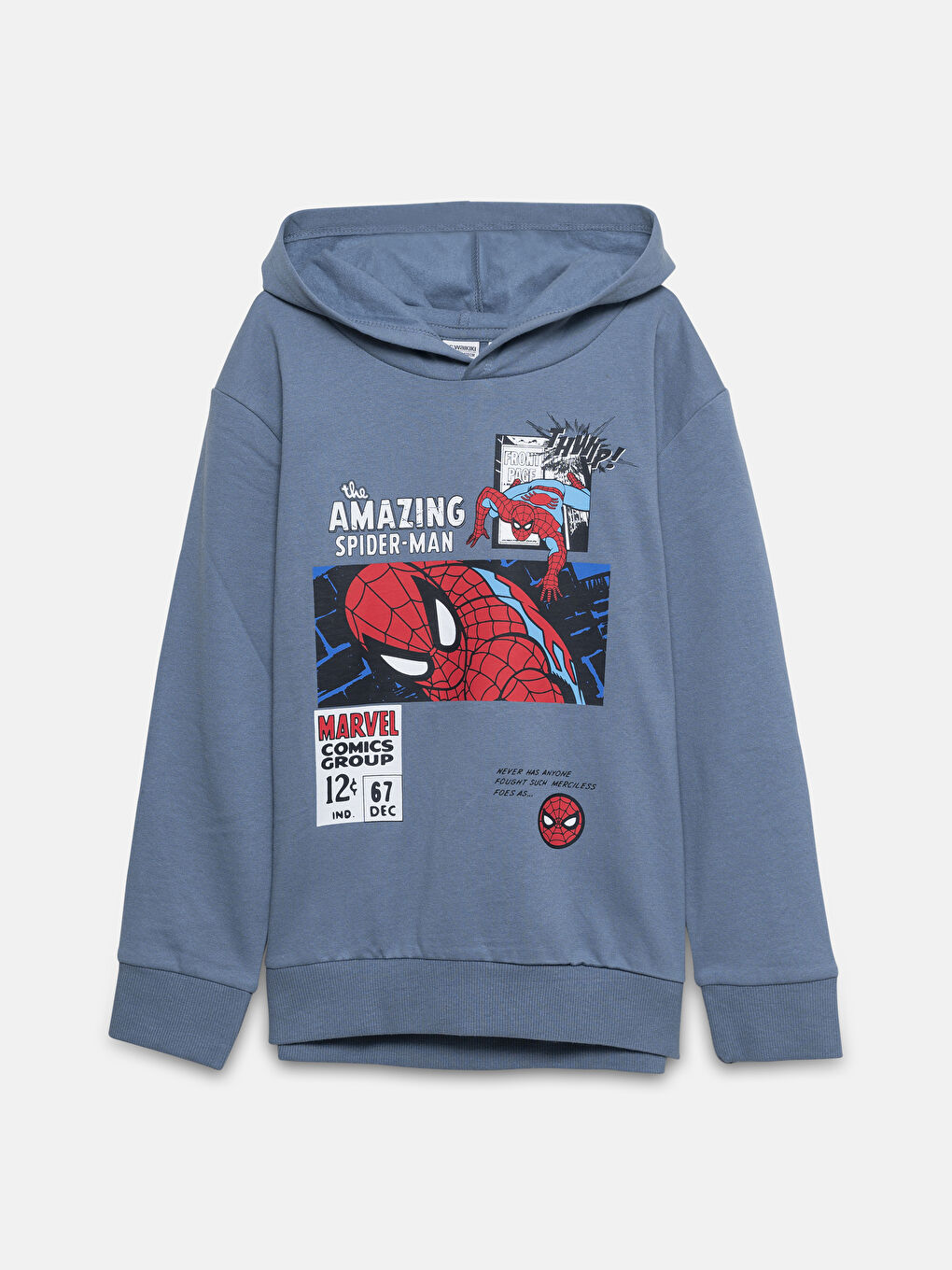 spider 水色 パーカー ガーゼ裏毛 オーバーサイズZIPパーカー［Soiunique］ 通販