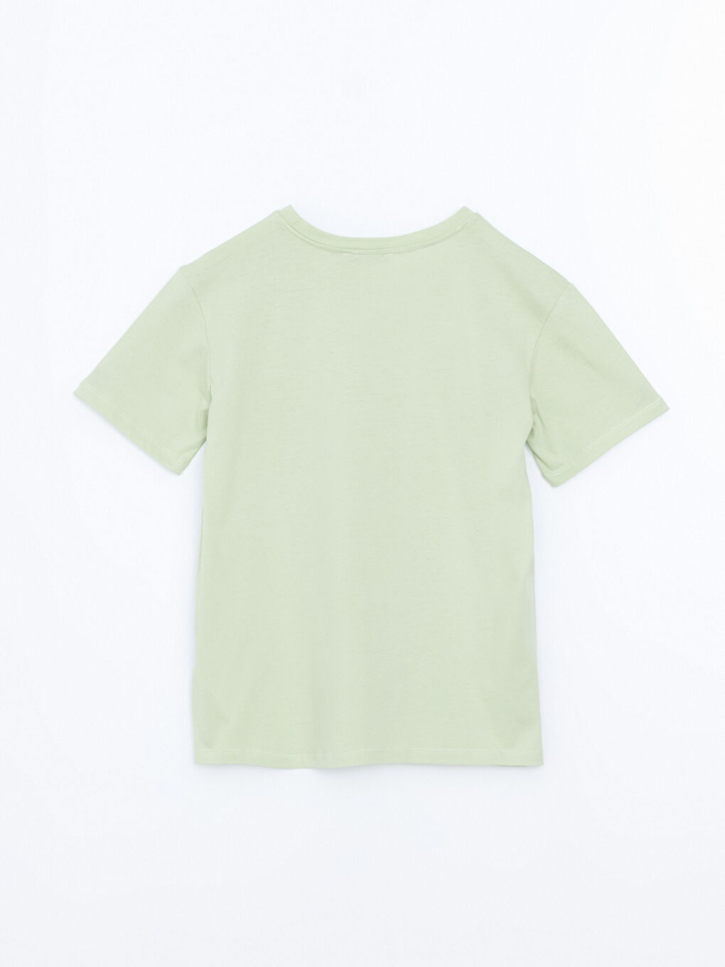 Crew Neck Printed Short Sleeve Women's T-Shirt-5