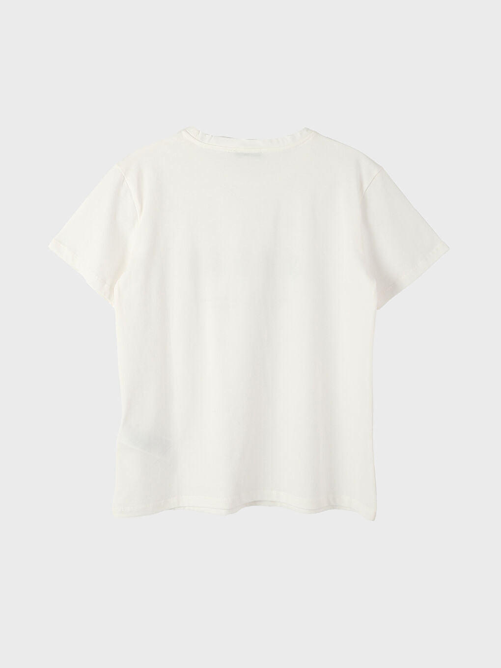 Crew Neck Printed Short Sleeve Women's T-Shirt-1