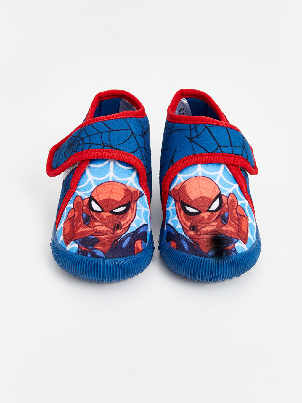 LCW STEPS Saks Mavi Spiderman Baskılı Erkek Bebek Panduf