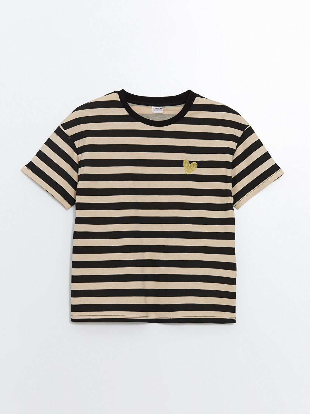 LCW Kids Crew Neck Girls' T-Shirt -W4CN04Z4-LEG