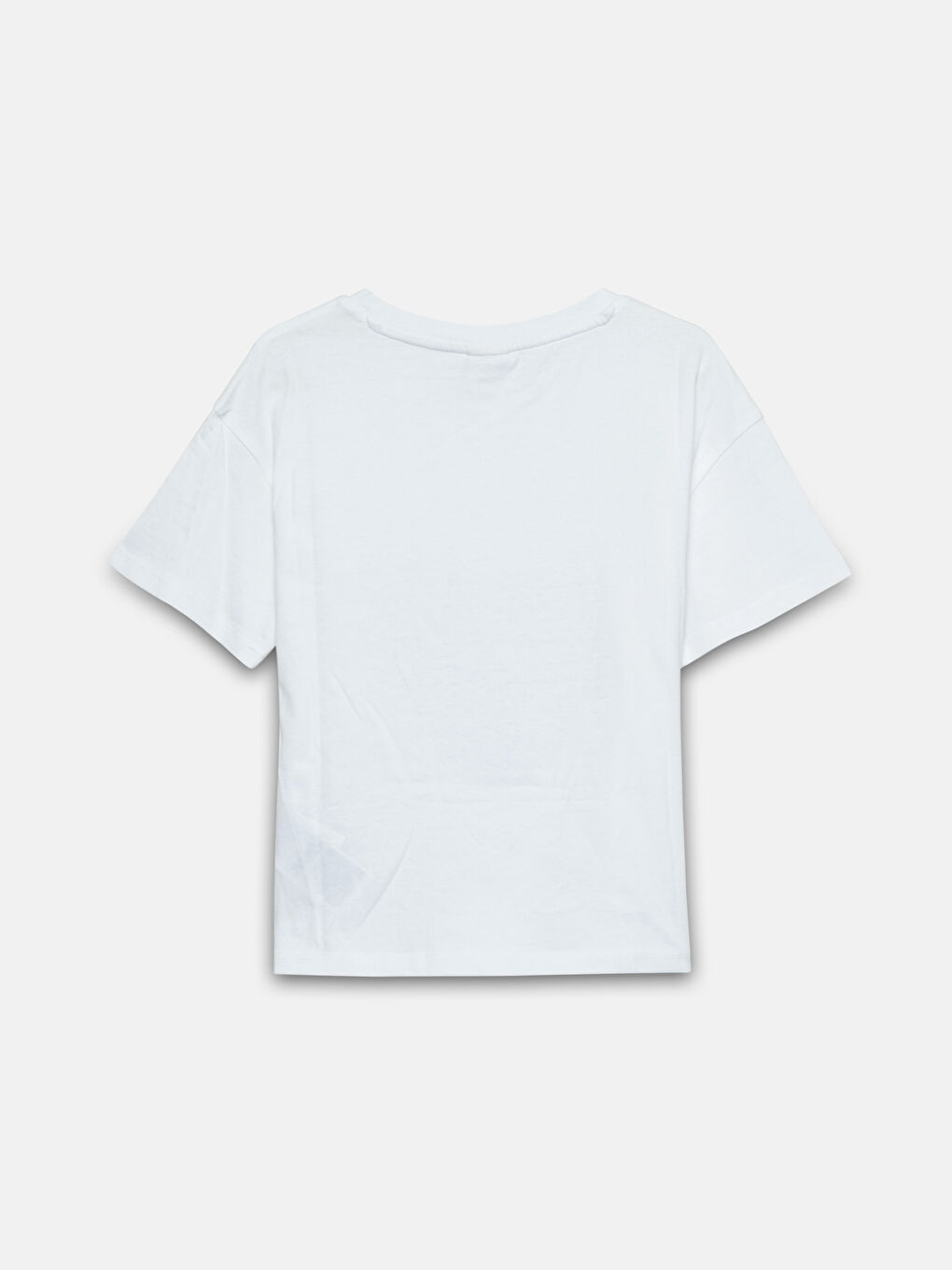 Crew Neck Girls' T-Shirt -W4CN05Z4-Q6K