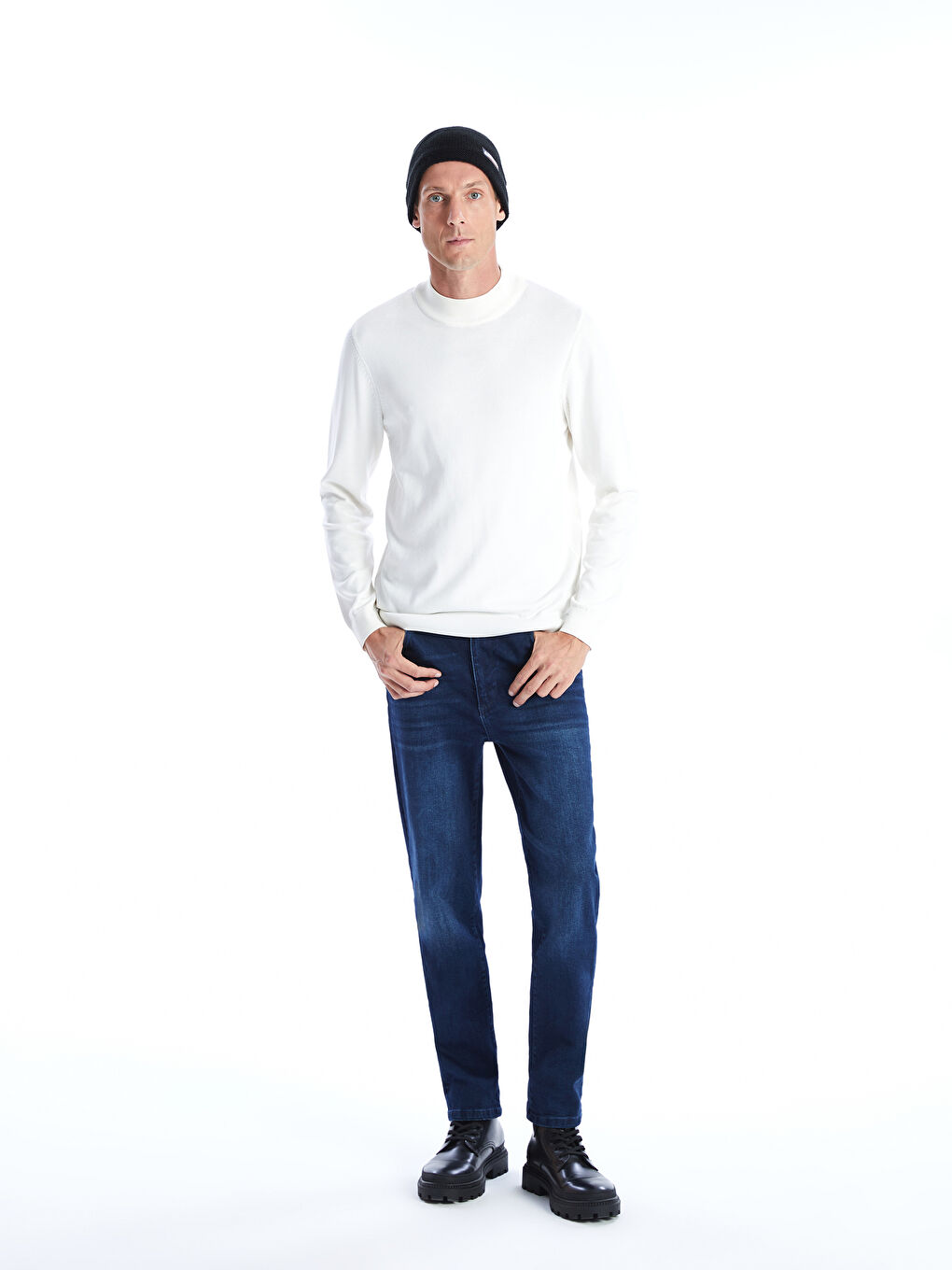 LCW ACCESSORIES Printed Men's Beanie -W4CN31Z8-CVL