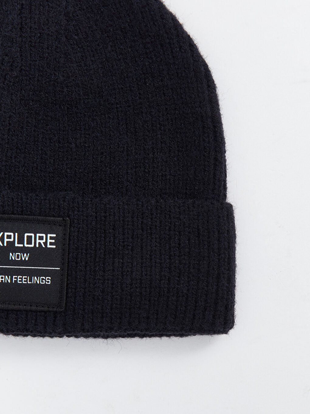 LCW ACCESSORIES Embroidered Text Men's Beanie -W4CN34Z8-CVL
