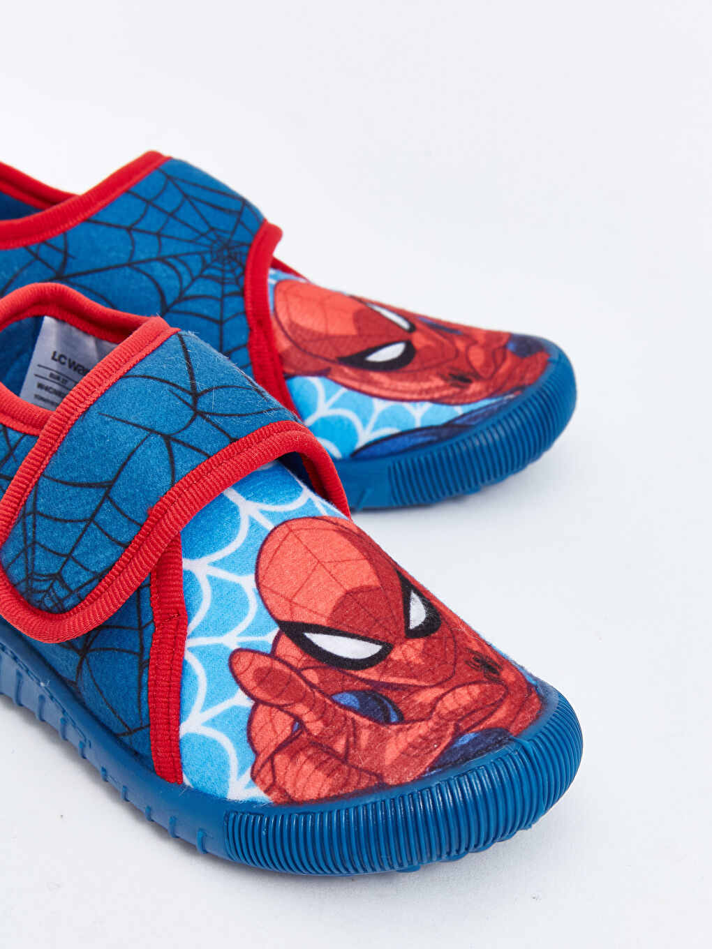 LCW STEPS Saks Mavi Spiderman Baskılı Erkek Çocuk Panduf - 2