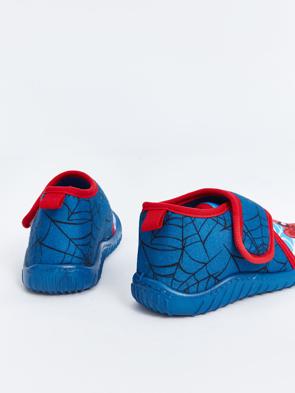 LCW STEPS Saks Mavi Spiderman Baskılı Erkek Çocuk Panduf - 3