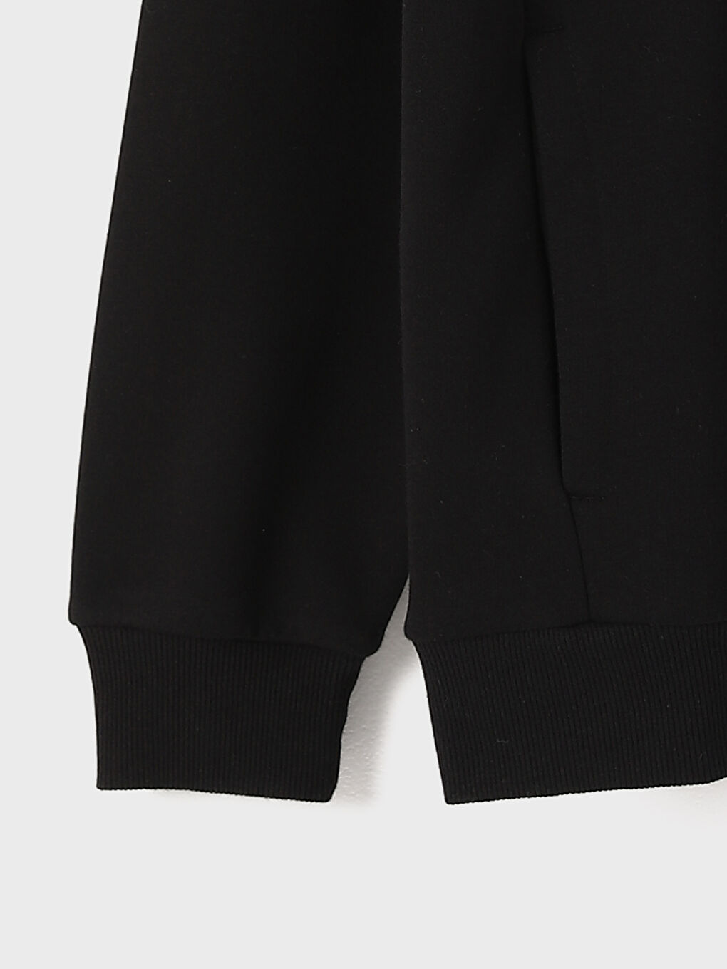 هودي تخين مطبوع كم طويل للرجال-3