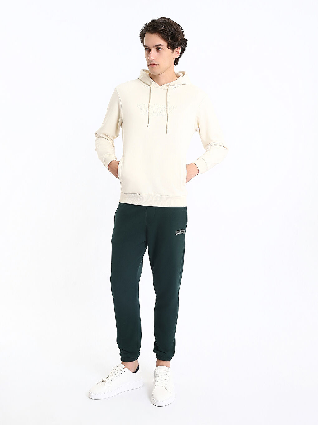 Long Sleeve Printed Men's Thick Hoodie-1