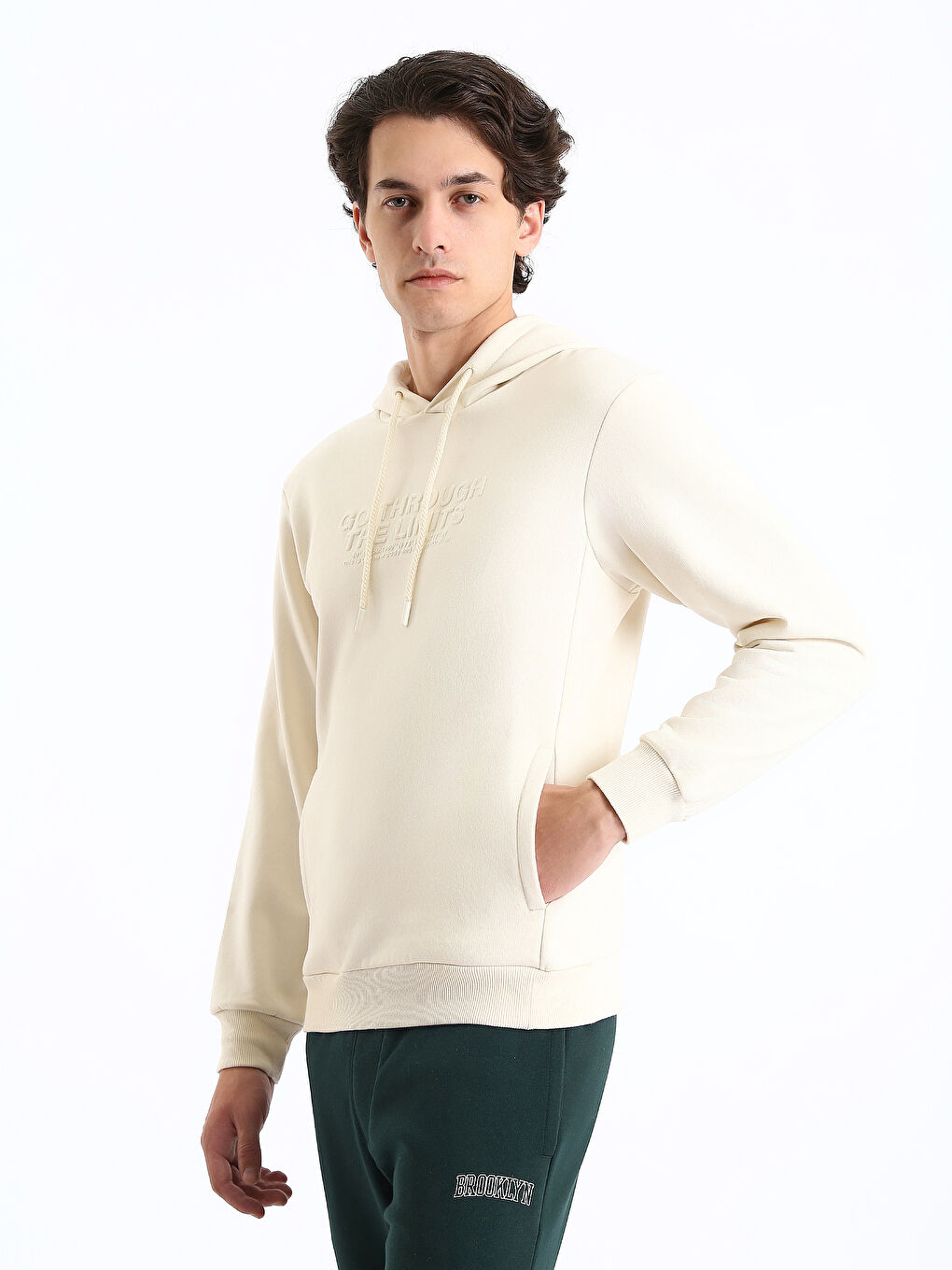 Long Sleeve Printed Men's Thick Hoodie-3
