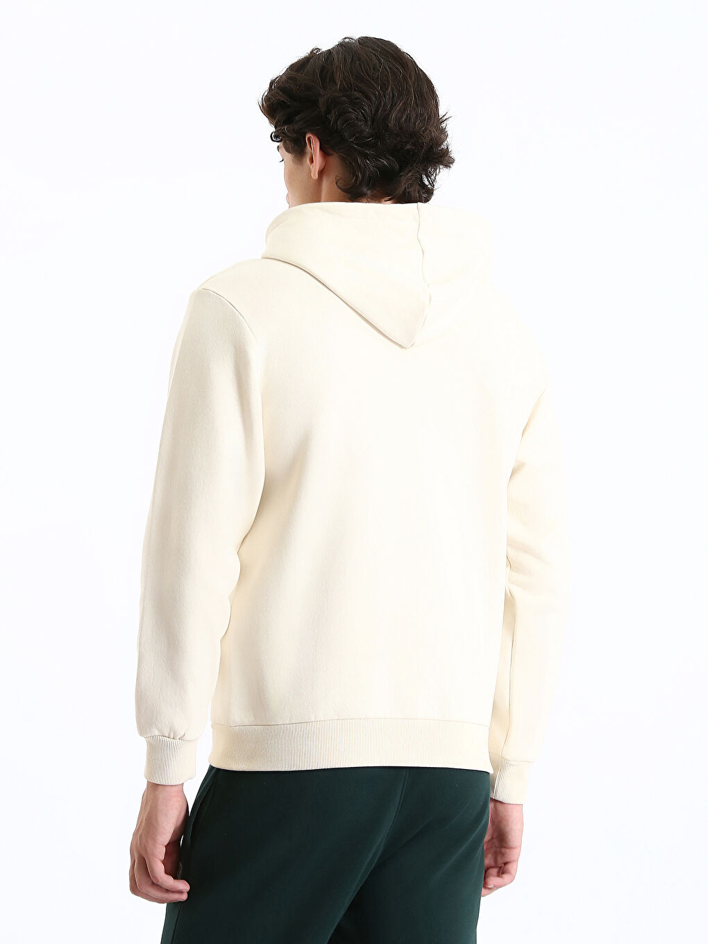 Long Sleeve Printed Men's Thick Hoodie-4