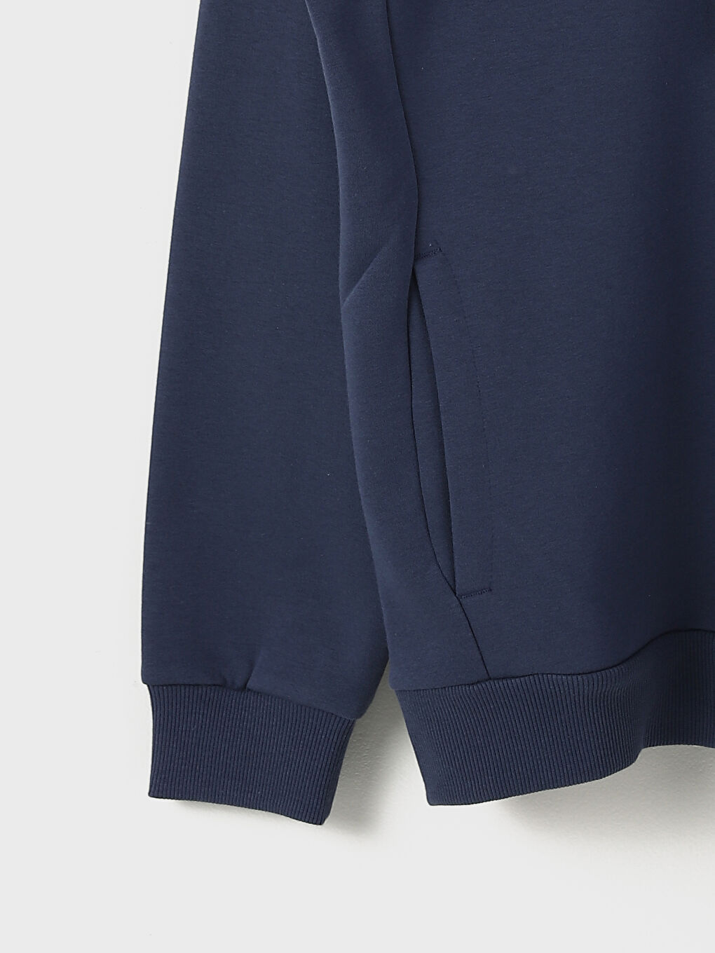 هودي تخين مطبوع كم طويل للرجال-2