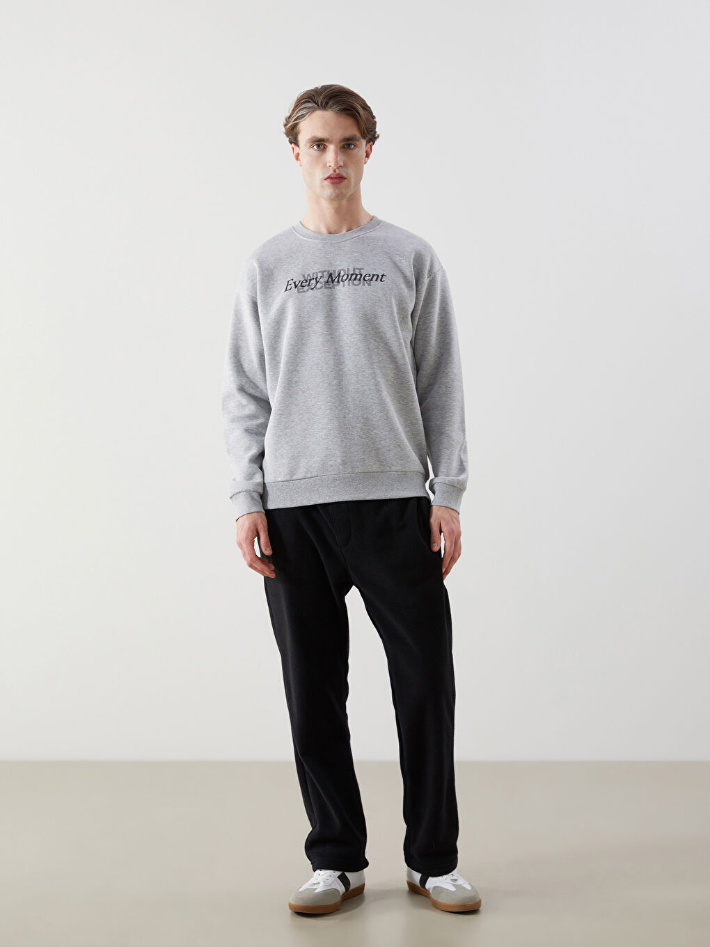 Crew Neck Men's Sweatshirt-1