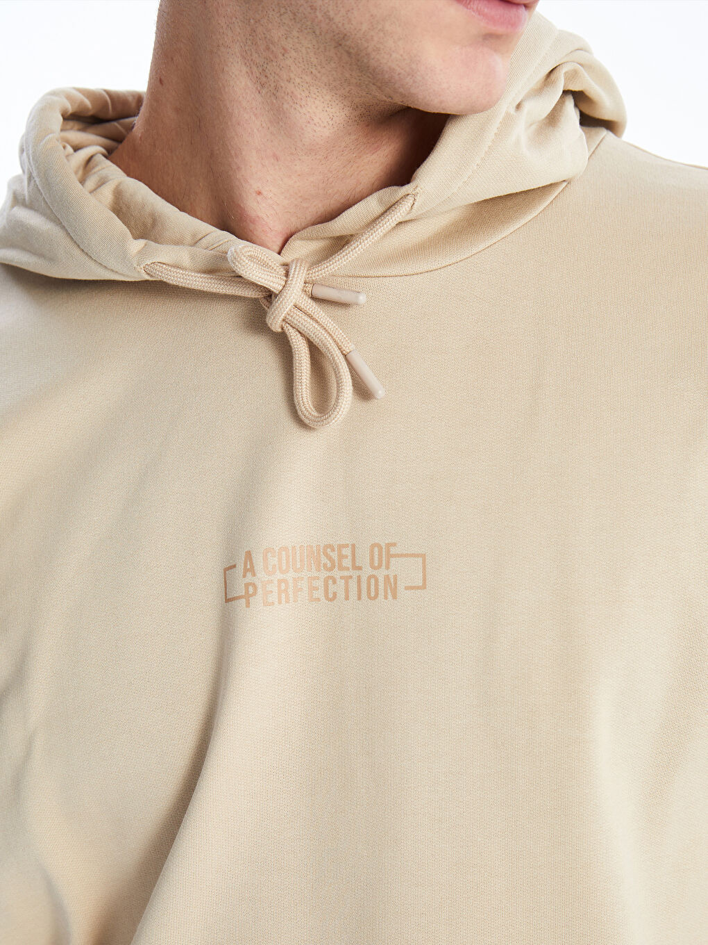 هودي مطبوع كم طويل للرجال-2