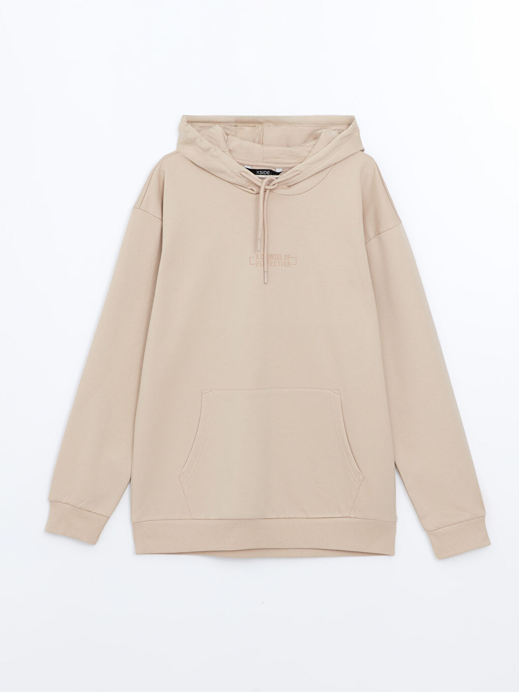 هودي مطبوع كم طويل للرجال-4