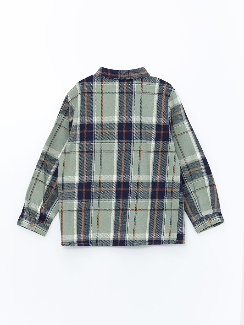 Chemise En Flanelle Écossaise À Manches Longues Pour Garçons-3