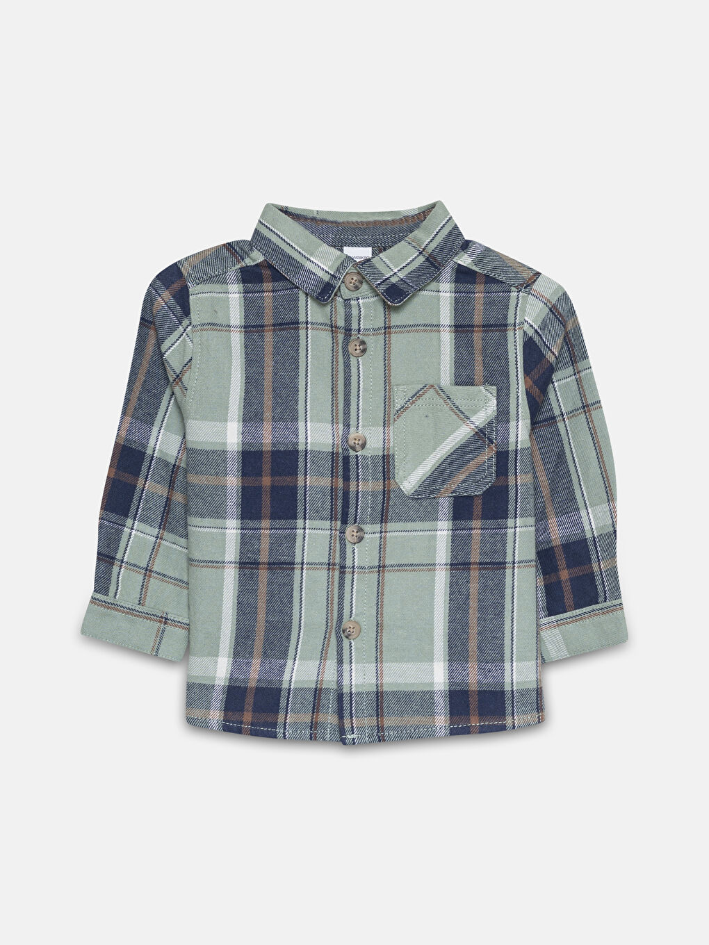 Chemise En Flanelle Écossaise À Manches Longues Pour Garçons